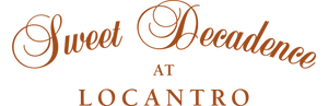 Sweet Decadence at Locantro logo | Best and first handmade chocolates 